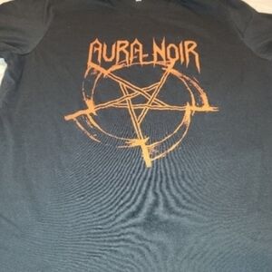 AURA NOIR - BAND LOGO SHIRT - MENS SIZE XL